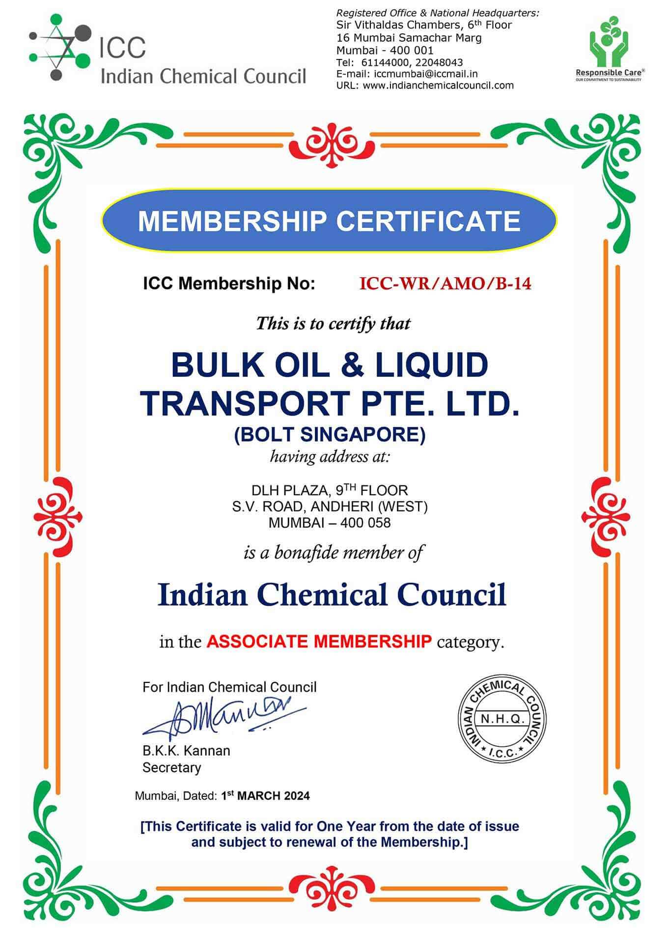 Indian Chemical Council